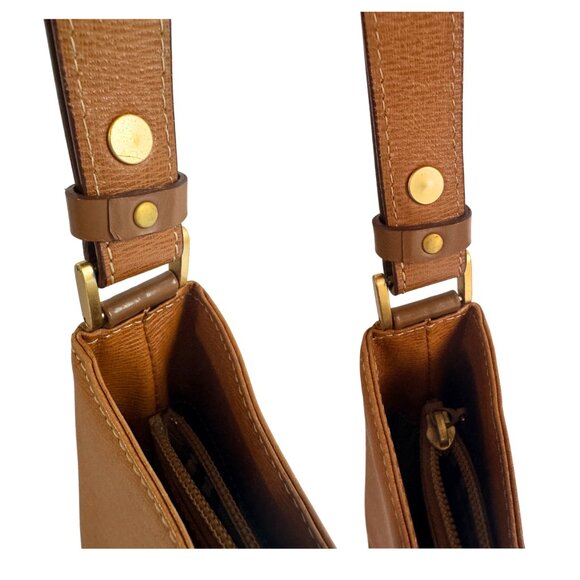 BURBERRY BROWN LEATHER SHOULDER BAG PRELOVED BURBERRY - Picture 13 of 13